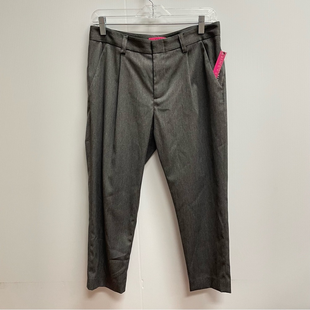 NWT VINTAGE ALICE + OLVIA GRAY CROPPED DRESS PANTS WOMENS SZ 4